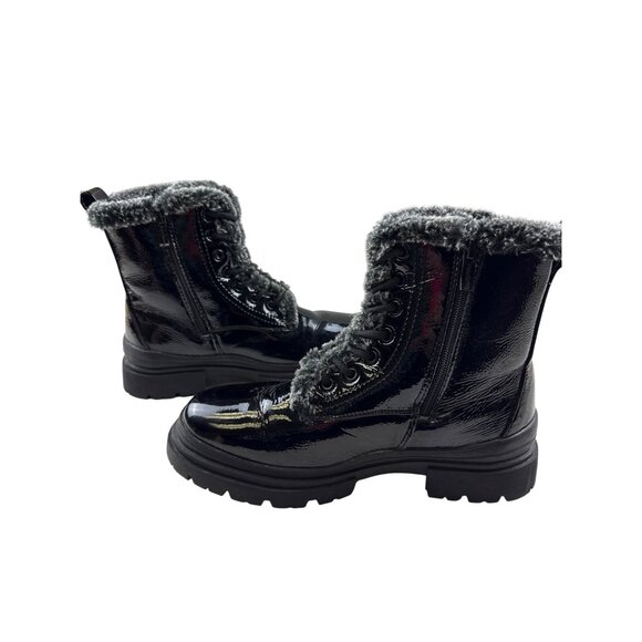 Aquatherm Lyn Women's Boots Faux Fur Waterproof Black Temp Rated Size 8 NEW - Picture 8 of 10